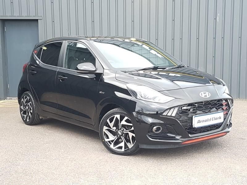 Used Hyundai i10 N Line 100 HP (73 kW) 2021 Pearl  phantom black Hatchback