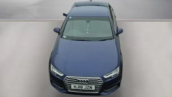 Used Audi A4 S-Line 150 HP (110 kW) 2018 Blue Sedan