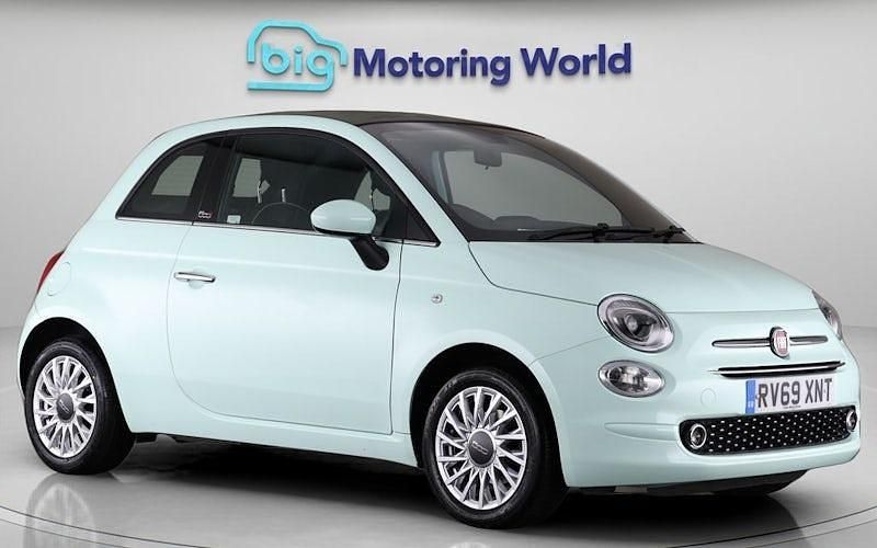 Used 2019 Fiat 500C Lounge Cabriolet | £7,286 (Fair price) - Image 1/4