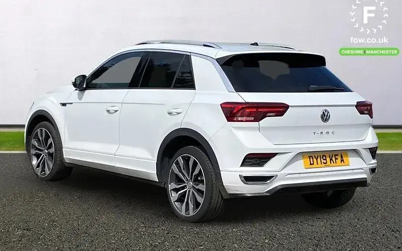 Used VW T-Roc R-line 116 HP (85 kW) 2019 White SUV
