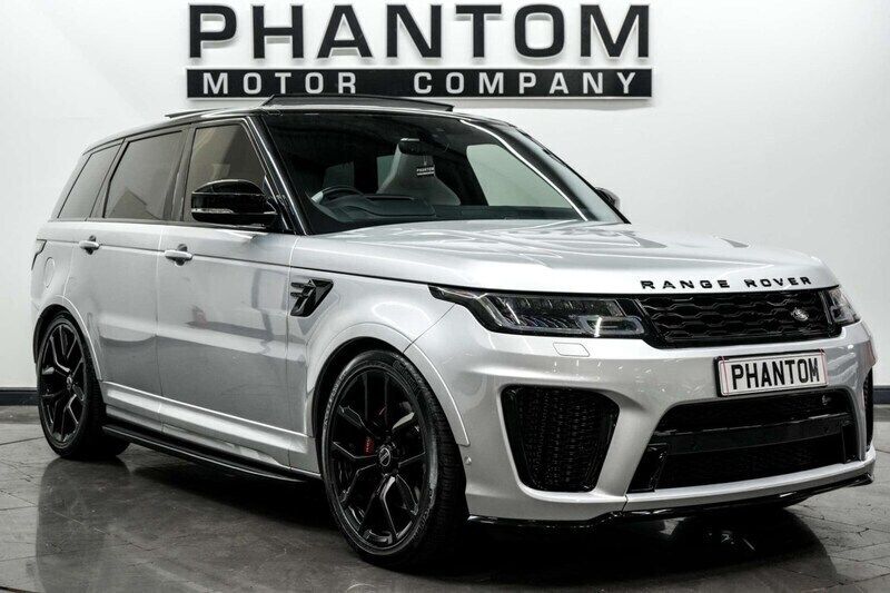 Silver Used 2019 Land Rover Range Rover Sport SVR SUV | £43,750 (Fair price) - Image 1/4