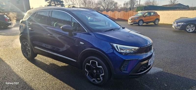 Used Vauxhall Crossland Ultimate 130 HP (95 kW) 2022 Blue SUV