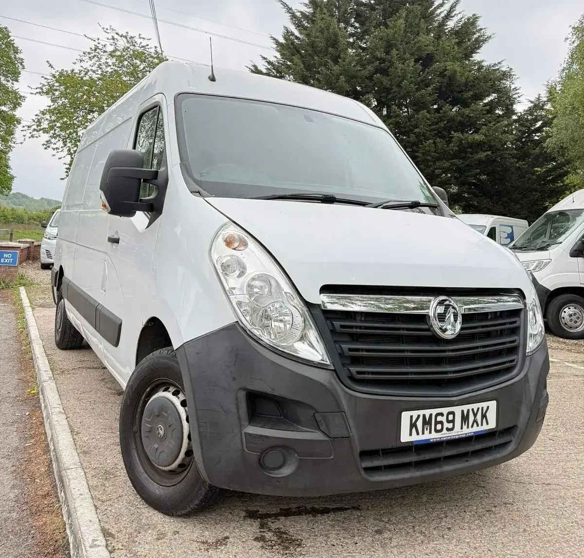 Begagnad Vauxhall Movano 2019 Vit Minibuss