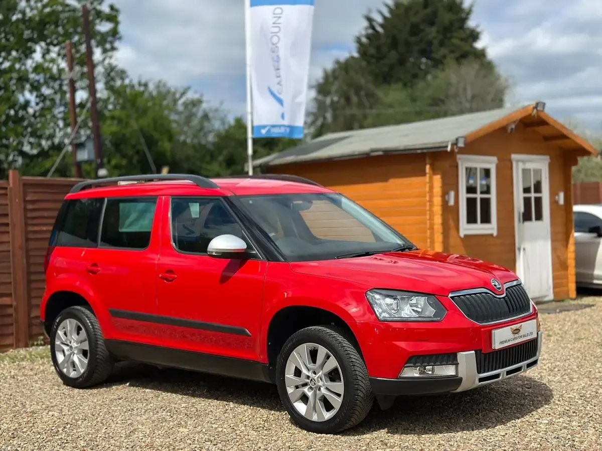 Used Skoda Yeti SE L 110 HP (80 kW) 2016 Red SUV