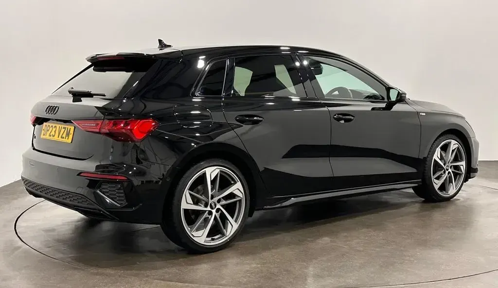 Used Audi A3 Sportback Black Edition 150 HP (110 kW) 2023 Black Hatchback