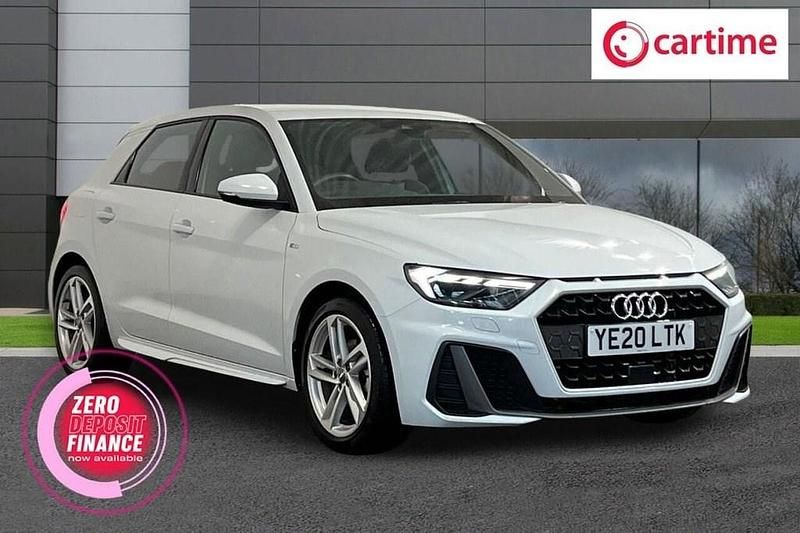 Used Audi A1 Sportback S-Line 150 HP (110 kW) 2020 White Hatchback