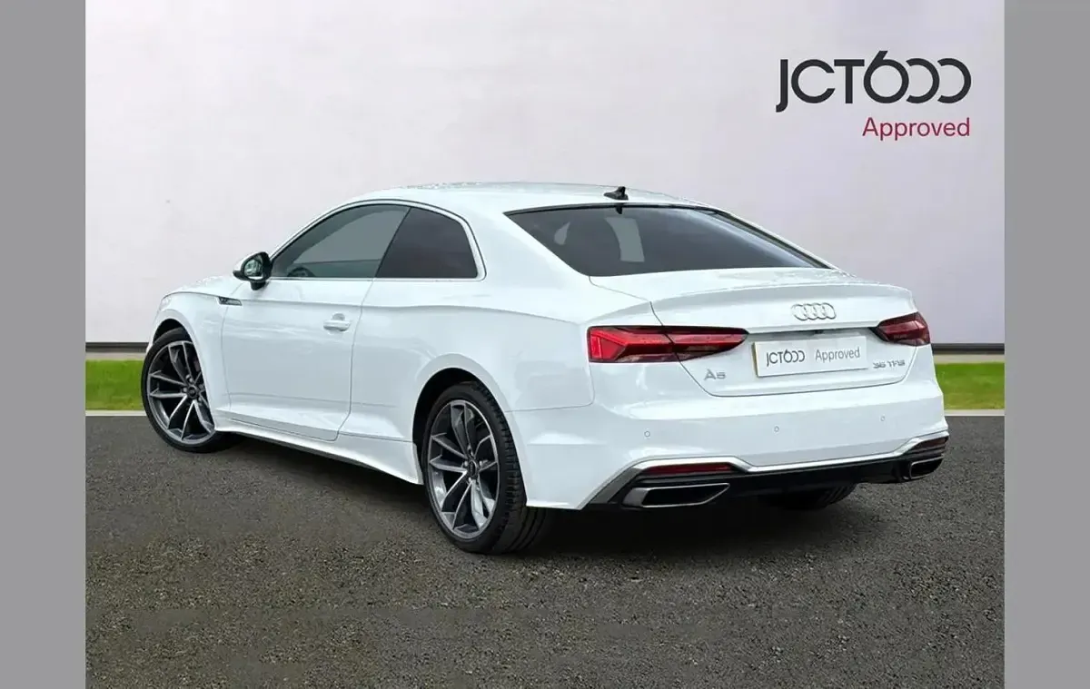 Used Audi A5 S-Line 147 HP (108 kW) 2022 White Coupe
