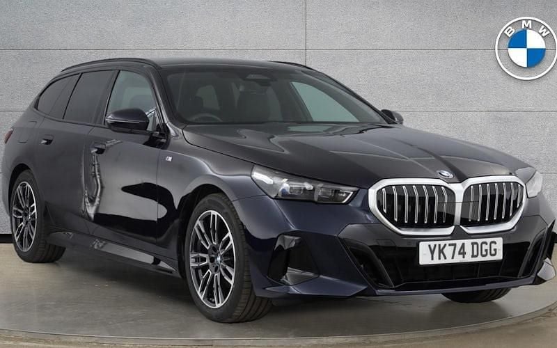 Black Used 2024 BMW 520 M Sport Estate | £42,588 (Fair price) - Image 1/4