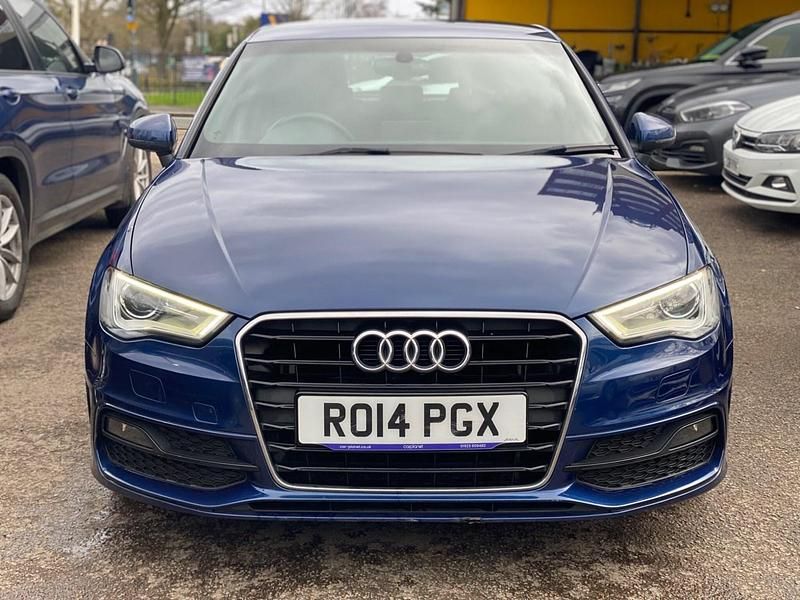 Used Audi A3 Sportback S-Line 2014 Blue Hatchback