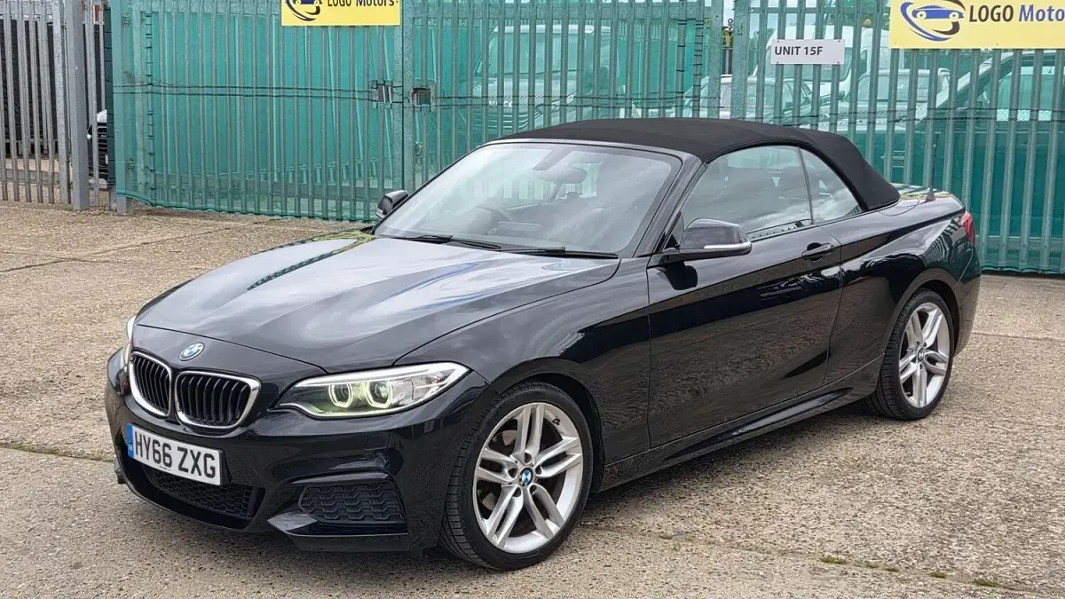 Used BMW 218 M Sport 2016 Black Cabriolet