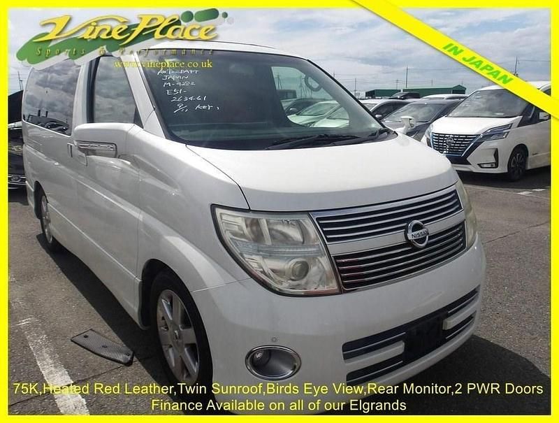 White Used 2008 Nissan Elgrand Premium Edition MPV | £11,000 (Fair price) - Image 1/3