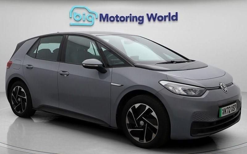 Grey Used 2021 VW ID.3 Pure Hatchback | £15,200 (Fair price) - Image 1/4