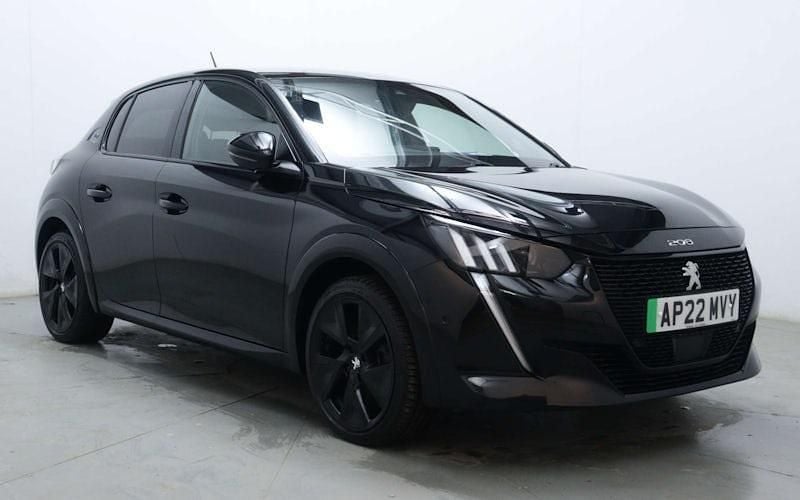 Used Peugeot e-208 Premium 100 kW (136 HP) 2022 Black Hatchback
