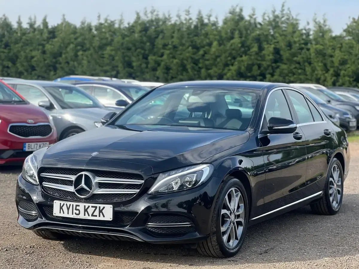 Used Mercedes C200 2015 Black Sedan