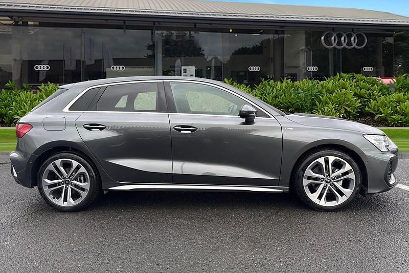 New Audi A3 Sportback S-Line 150 HP (110 kW) 2026 Grey Hatchback