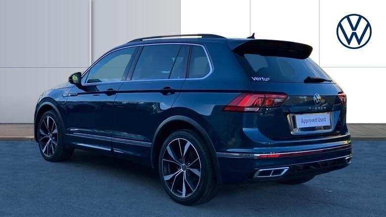 Used VW Tiguan R-line 150 HP (110 kW) 2021 Blue SUV