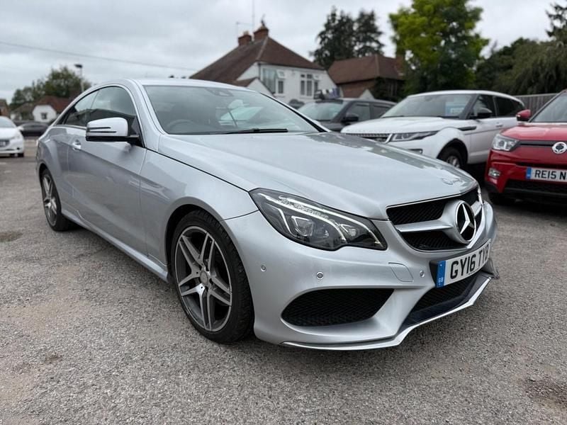 Silver Used 2016 Mercedes E220 AMG line Coupe | £12,595 (Super price) - Image 1/4