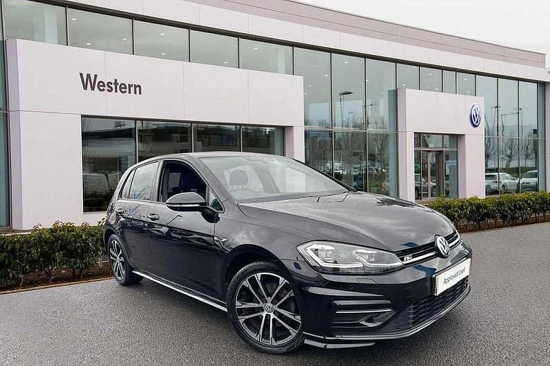Black Used 2020 VW Golf VIII R-line Edition Hatchback | £19,999 (A bit pricey) - Image 1/4