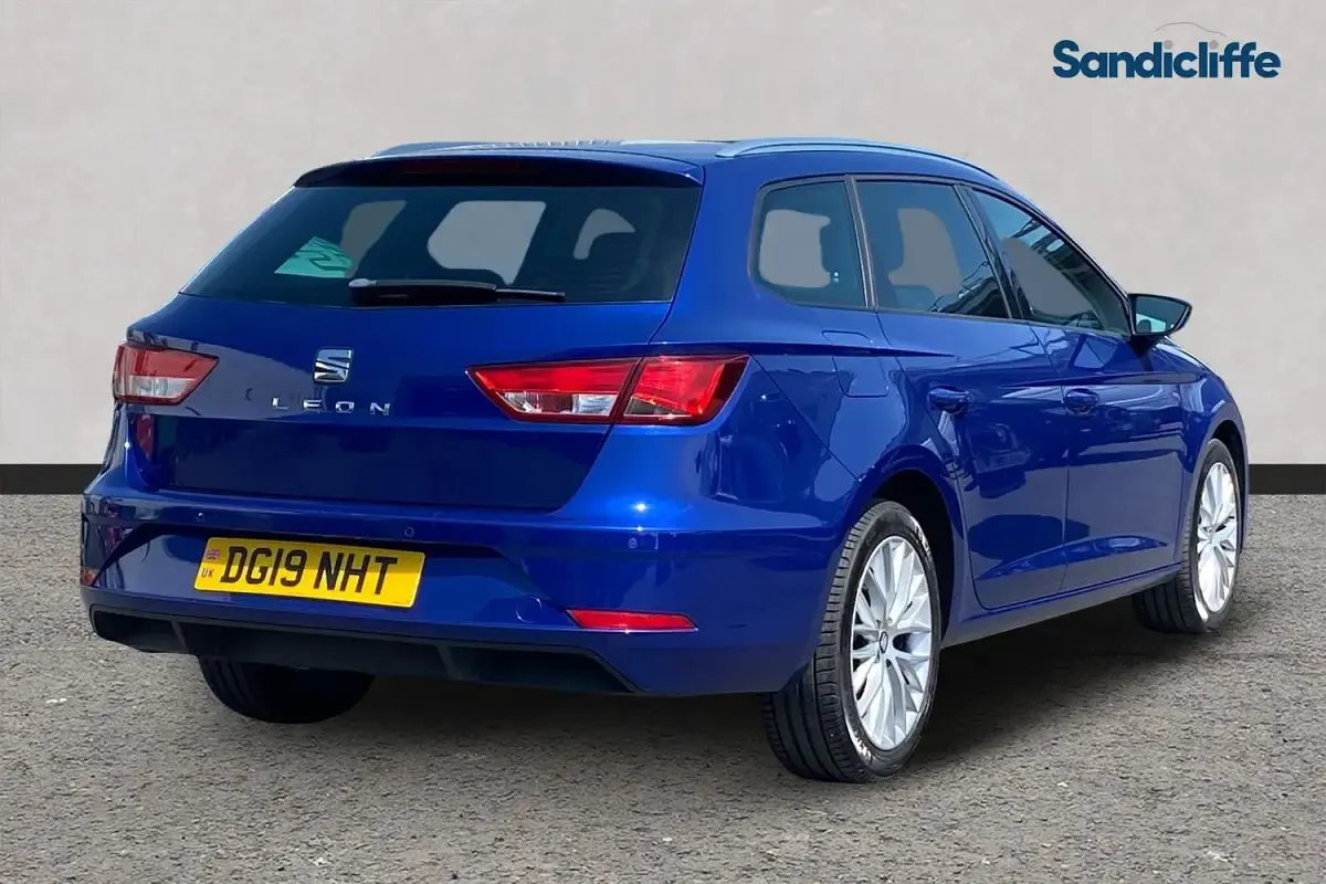 Usata Seat Leon SE Dynamic 116 CV (85 kW) 2019 Blu Station wagon
