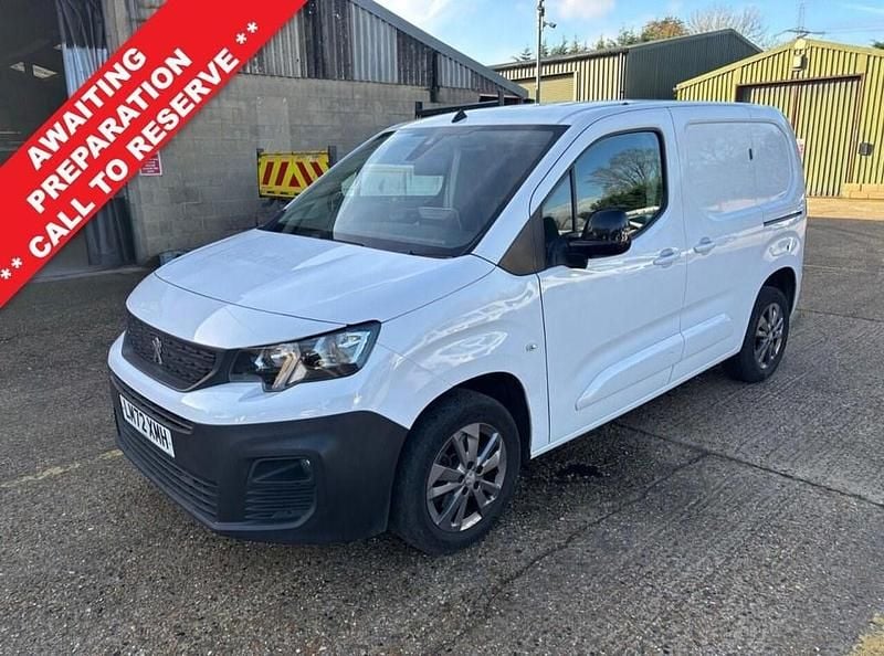 White Used 2022 Peugeot Partner Premium Van | £10,990 (A bit pricey) - Image 1/4