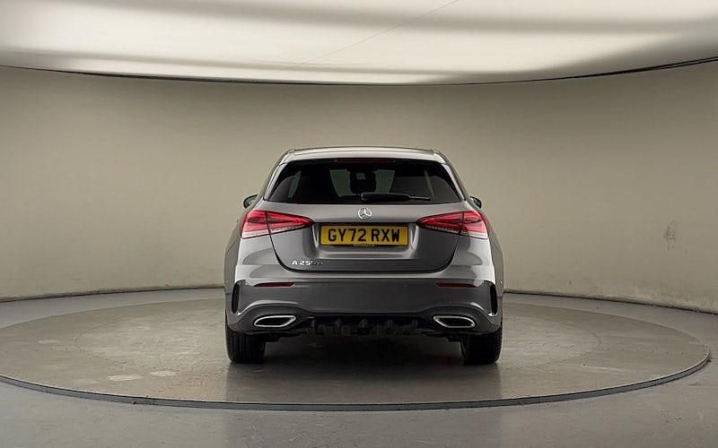 Used Mercedes A250 AMG line 218 HP (160 kW) 2022 Mountain grey Hatchback