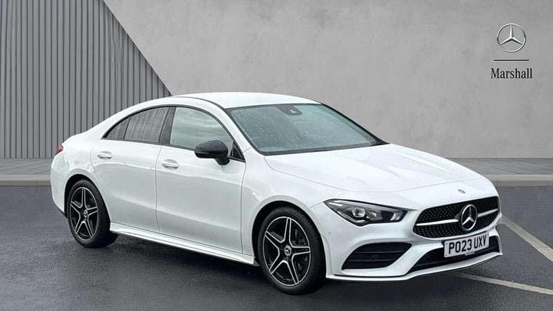 White Used 2023 Mercedes CLA180 Executive Sedan | £25,280 (Fair price) - Image 1/4