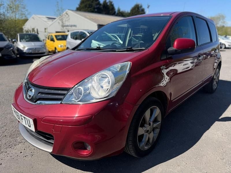 Used Nissan Note N-TEC 110 HP (80 kW) 2011 Red Hatchback