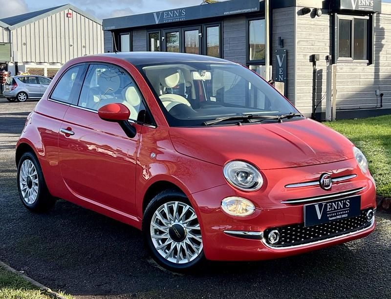 Pink Used 2018 Fiat 500 Lounge Hatchback | £7,995 (Fair price) - Image 1/4