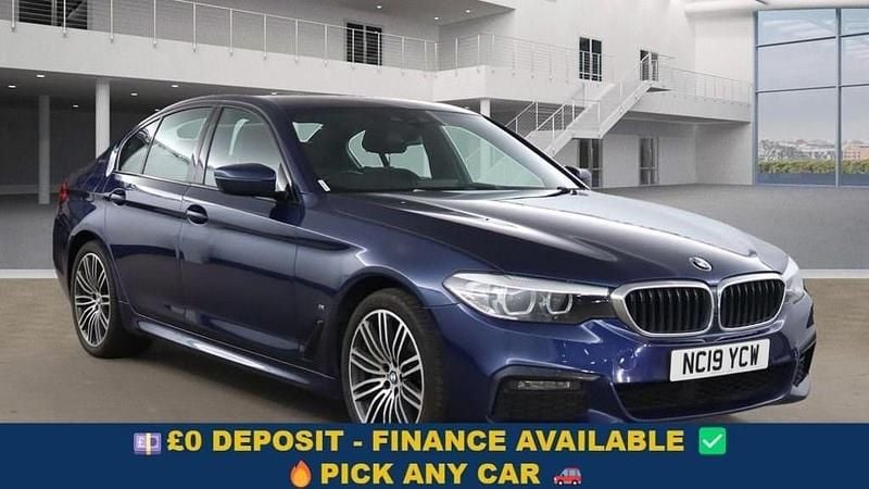 Blue Used 2019 BMW 530e M Sport Sedan | £15,099 (Super price) - Image 1/4