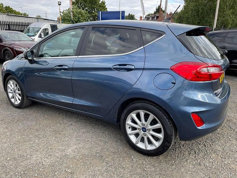 Used Ford Fiesta Titanium 2020 Blue Hatchback