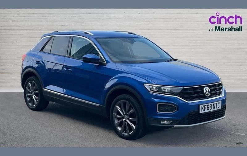 Used VW T-Roc SEL 190 HP (139 kW) 2019 Blue SUV