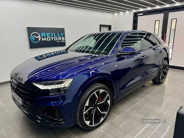 Used Audi Q8 S-Line 286 HP (210 kW) 2019 Blue SUV