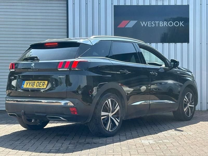 Used Peugeot 3008 GT-line 130 HP (95 kW) 2018 Black SUV