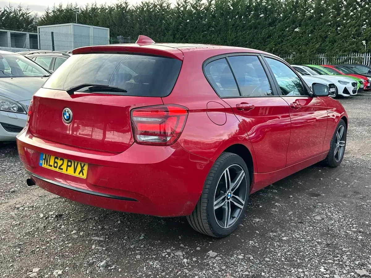 Used BMW 116 Sport Line 136 HP (100 kW) 2012 Red Hatchback