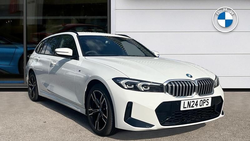 White Used 2024 BMW 330e M Sport Estate | £33,800 (Super price) - Image 1/4