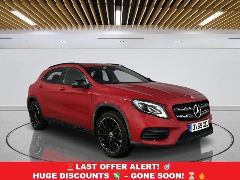 Red Used 2019 Mercedes GLA180 AMG line SUV | £16,799 (Fair price) - Image 1/3