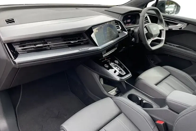 New Audi Q4 e-tron Black Edition 210 kW (286 HP) 2026 Pebble grey SUV