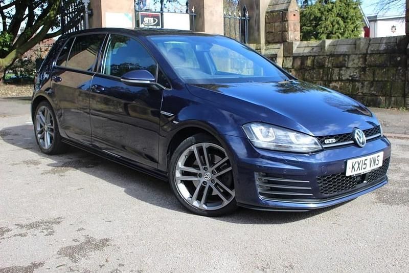 Used VW Golf VII GTD 2015 Blue Hatchback