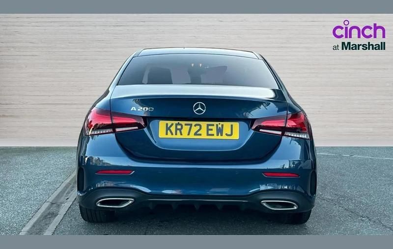 Used Mercedes A200 AMG Line Premium 161 HP (118 kW) 2023 Blue Sedan