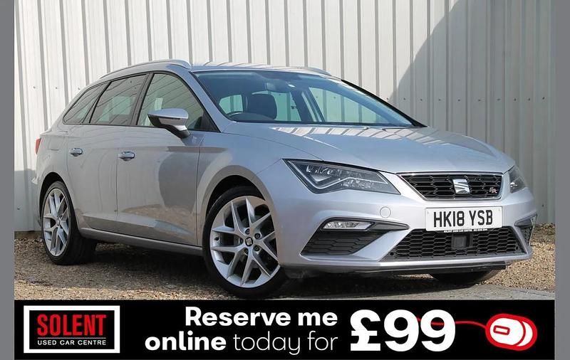 Used Seat Leon ST FR 123 HP (90 kW) 2018 Silver Estate