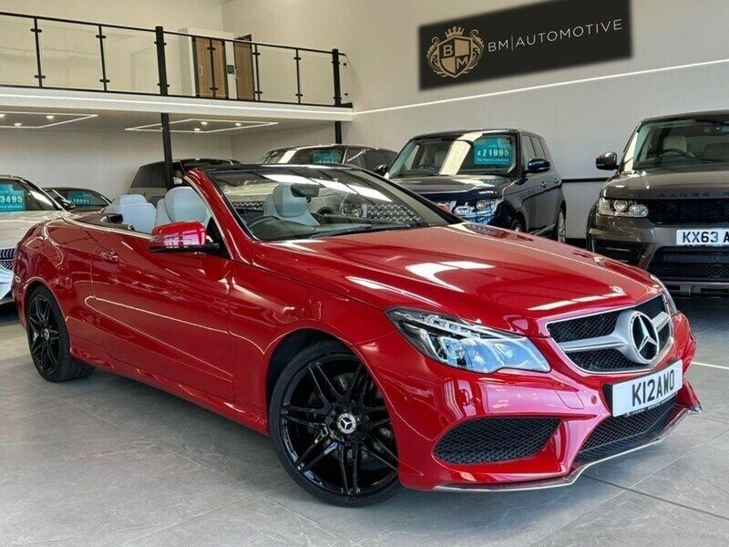 Red Used 2014 Mercedes E400 AMG Cabriolet | £14,995 - Image 1/4
