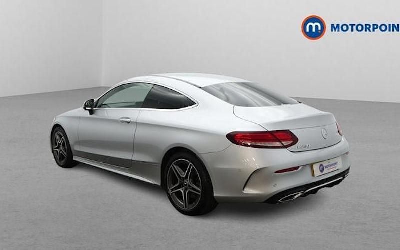 Used Mercedes C200 AMG Line Premium 184 HP (135 kW) 2020 Silver Coupe