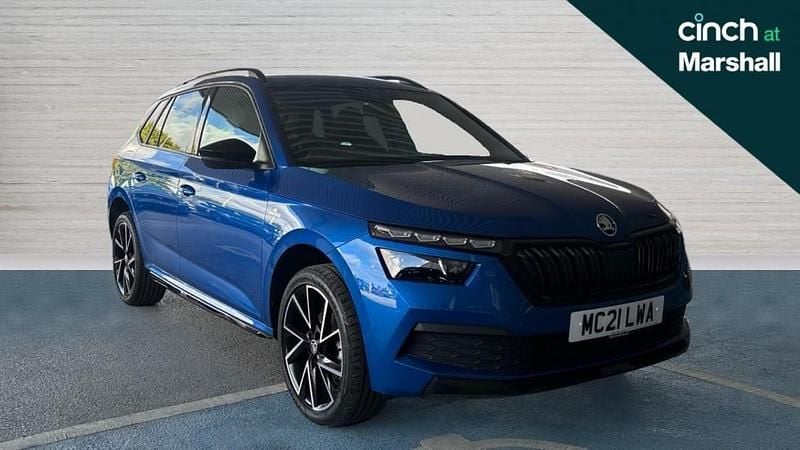 Blue Used 2021 Skoda Kamiq Monte Carlo SUV | £18,939 (Fair price) - Image 1/4