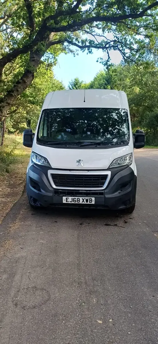 Used Peugeot Boxer 130 HP (95 kW) 2019 White Van