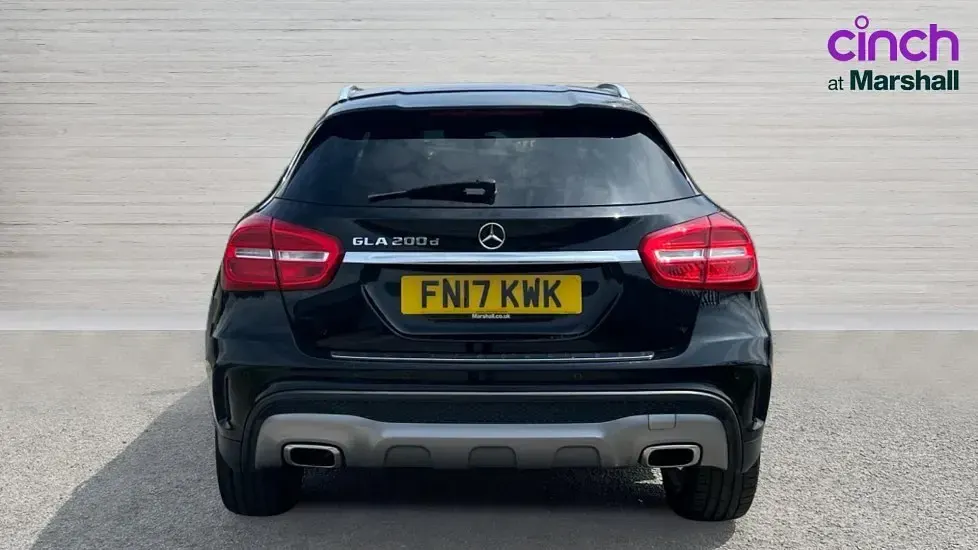 Used Mercedes GLA200 AMG line 136 HP (100 kW) 2017 Black SUV