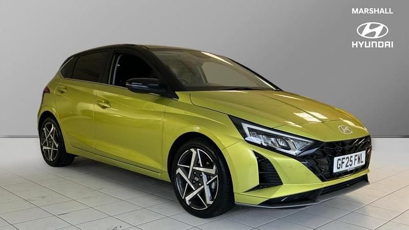 Lucid lime Used 2025 Hyundai i20 Premium Hatchback | £18,093 (A bit pricey) - Image 1/4