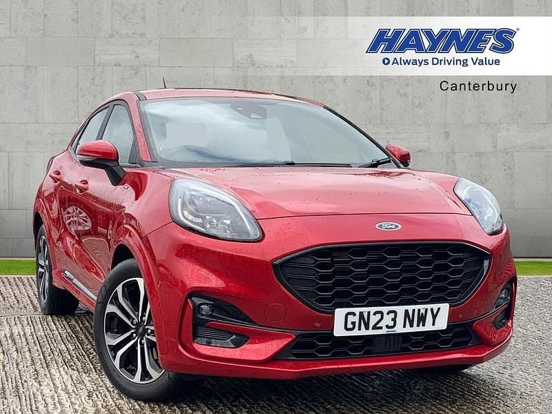 Red Used 2023 Ford Puma Gen-E ST-Line Hatchback | £14,999 (Good price) - Image 1/4