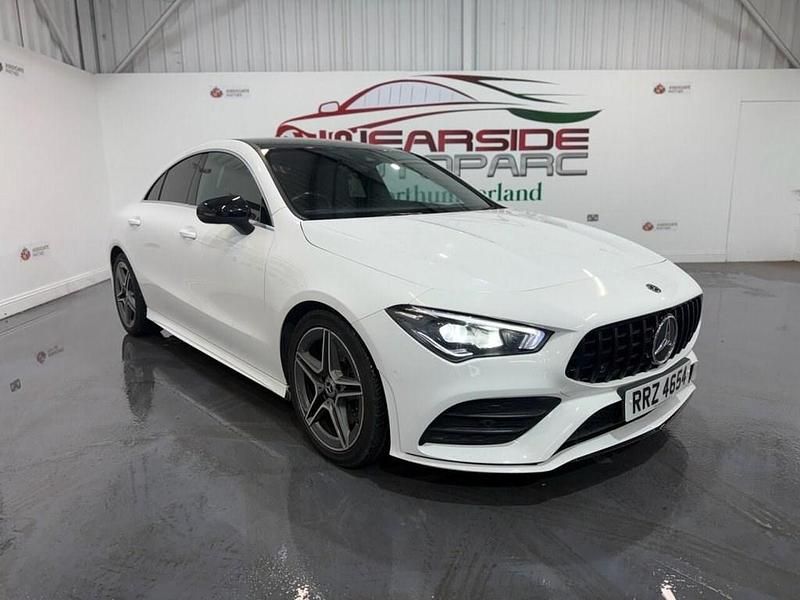 White Used 2020 Mercedes CLA200 AMG line Coupe | £17,999 (Fair price) - Image 1/4