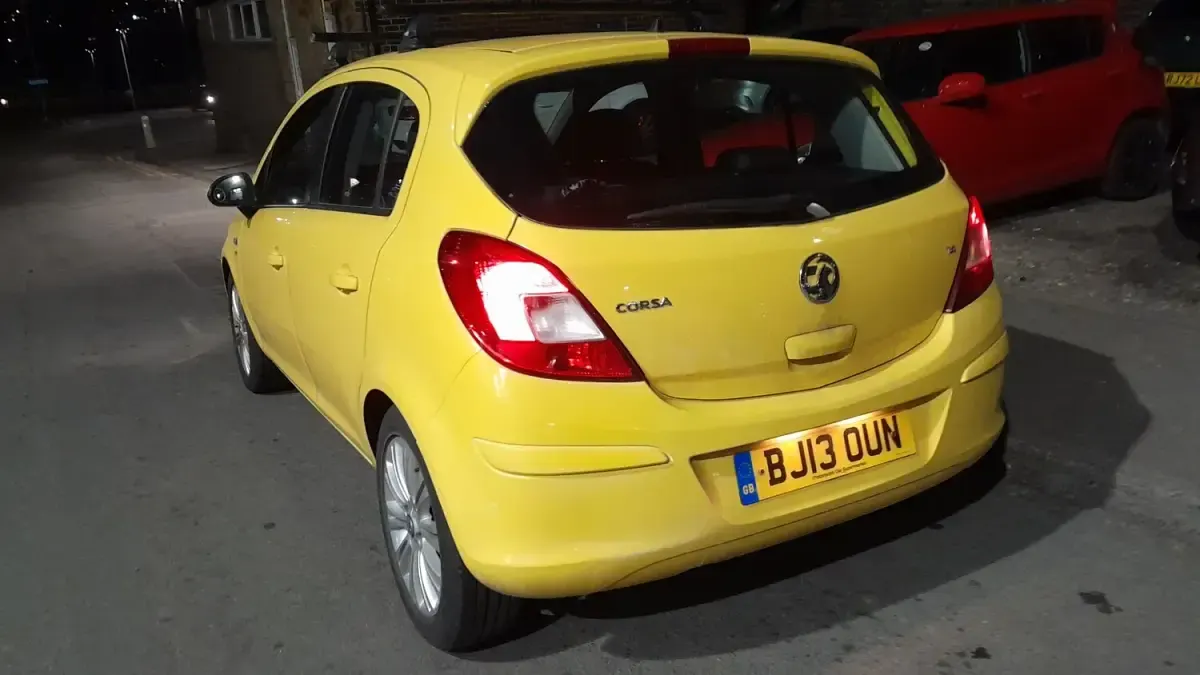 Used Vauxhall Corsa 2013 Yellow Hatchback