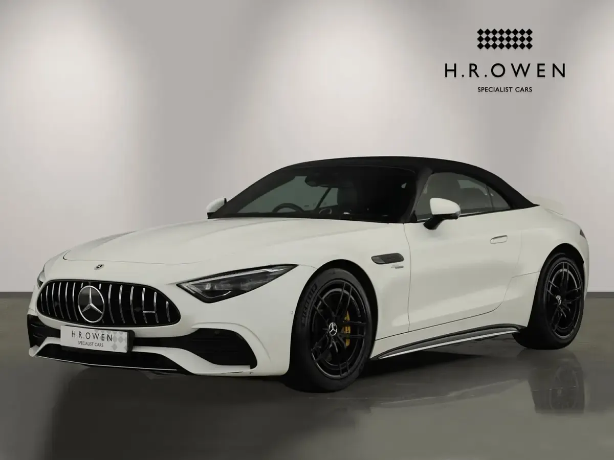 Used Mercedes SL43 AMG Premium Plus 2023 White Cabriolet